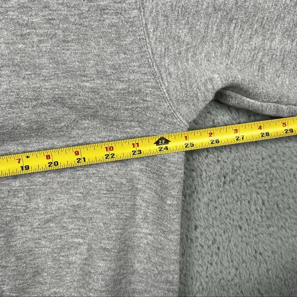 Vintage 90s Hoodie Sweatshirt Gray Pull Over Men’s Size Medium Martha’s Vinyard - Picture 6 of 11